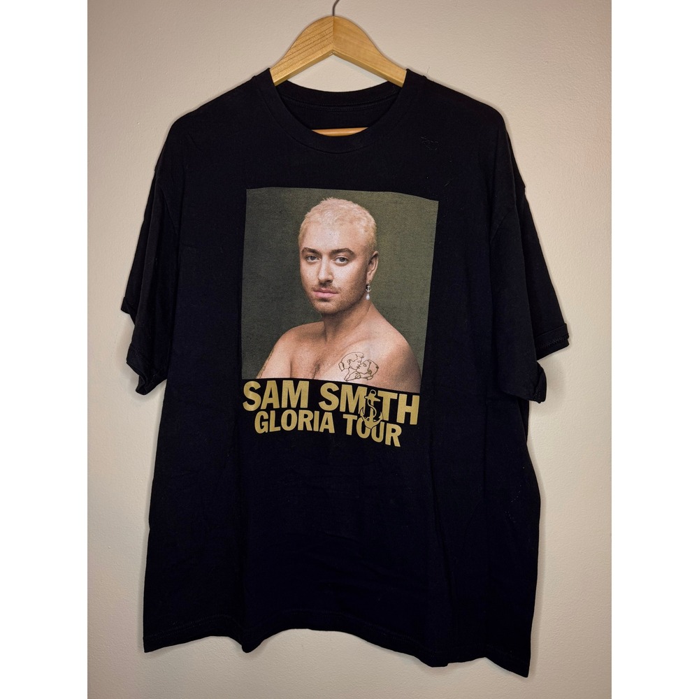 Sam Smith Gloria Tour 2023 Concert T-Shirt Black Mens Graphic Tee North America